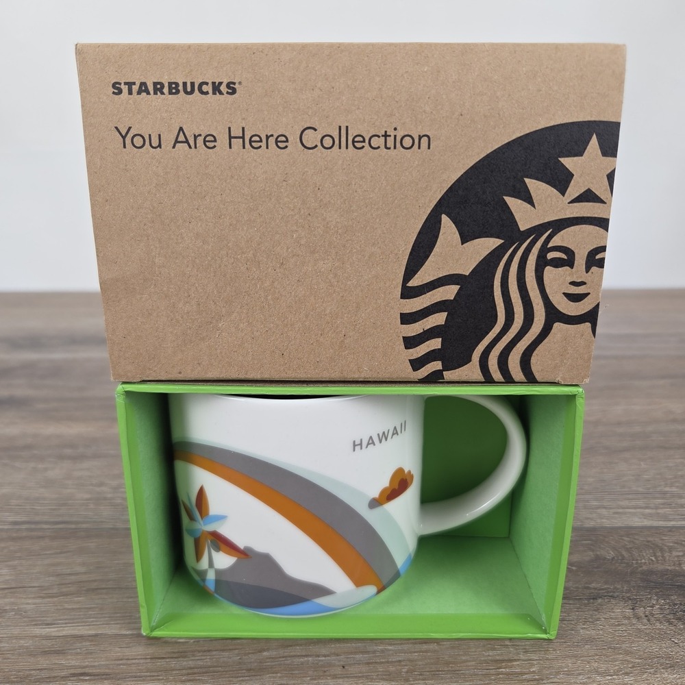 Starbucks Hawaii State You Are Here YAH Series 14 oz Coffee Mug New In Box